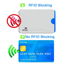 Load image into Gallery viewer, RFID Blocking Sleeves, 8pcs Identity Theft Prevention RFID Credit Card Holders
